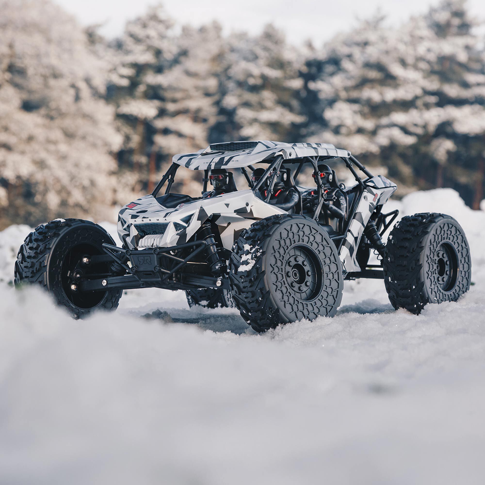 1/7 FIRETEAM 6S 4X4 RTR Brushless Buggy, White