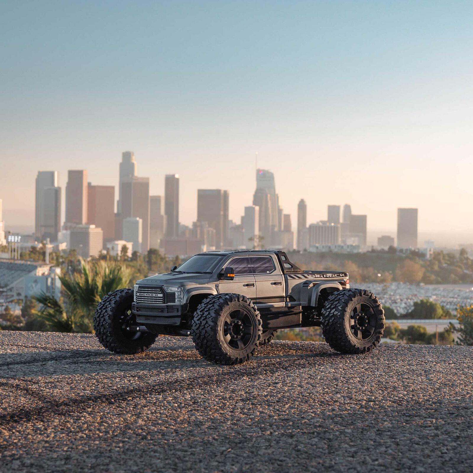 1/7 BIG ROCK 6S 4X4 RTR Brushless Monster Truck, Gun Metal | ARRMA