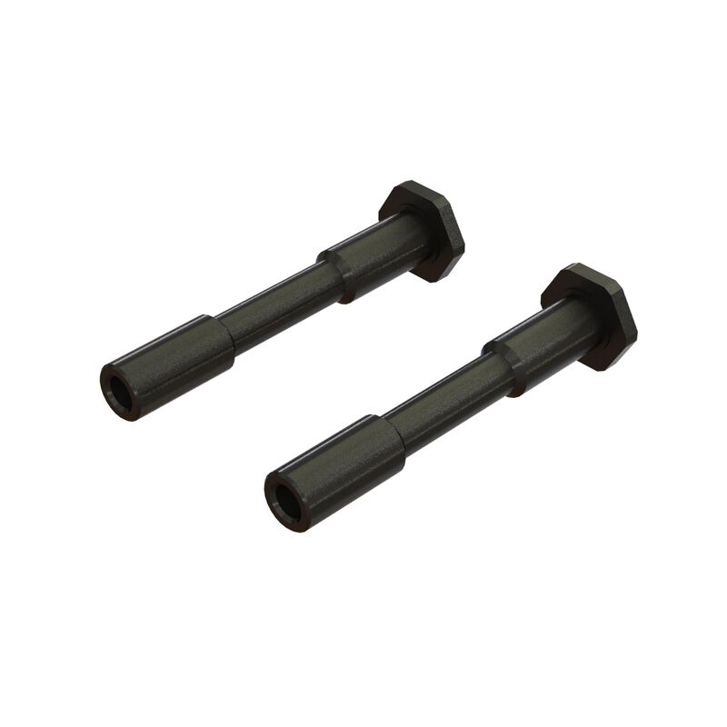 Steel Steering Post 6x42mm Black (2)