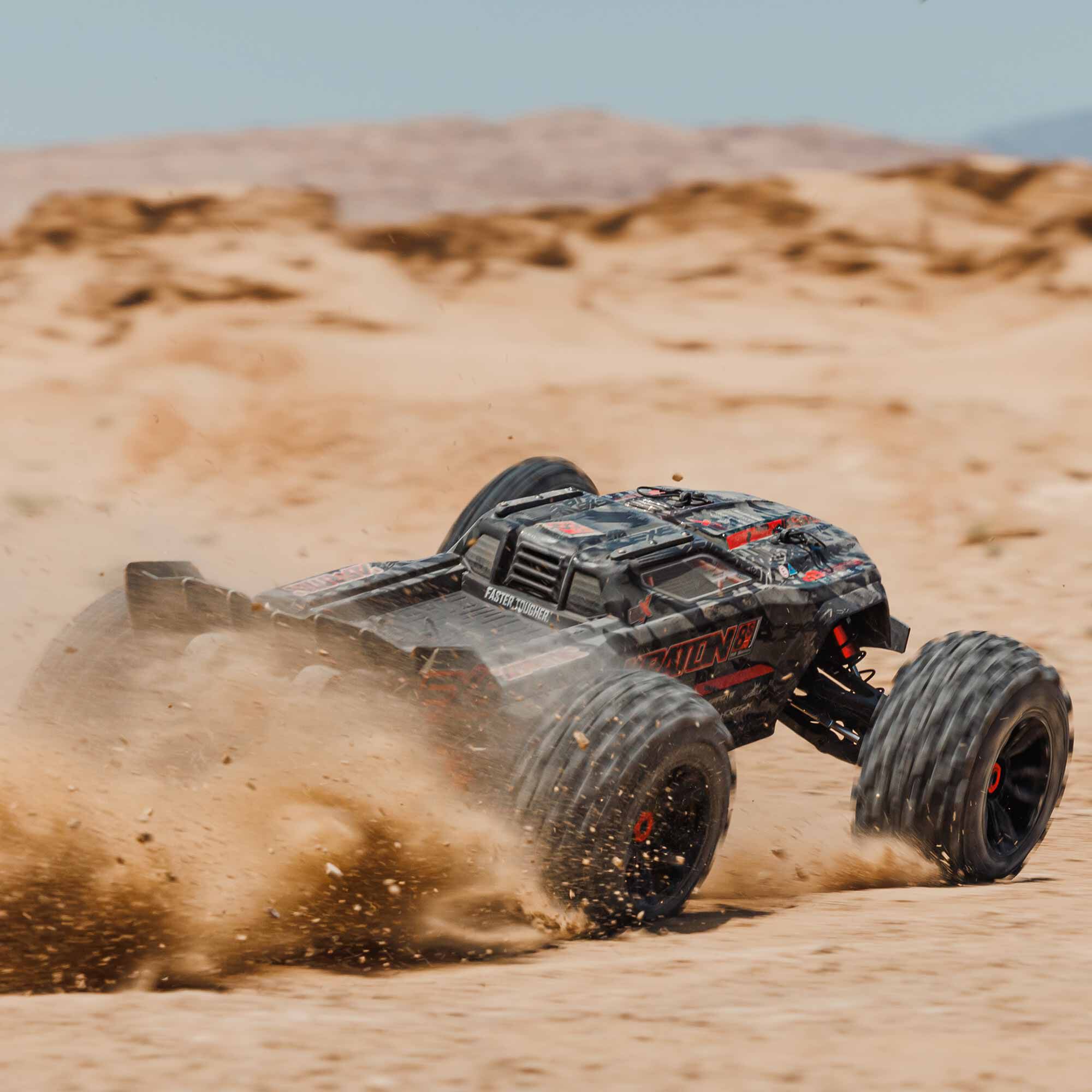 1 5 KRATON 8S EXB AVC 4X4 RTR Brushless Speed Truck Black ARRMA