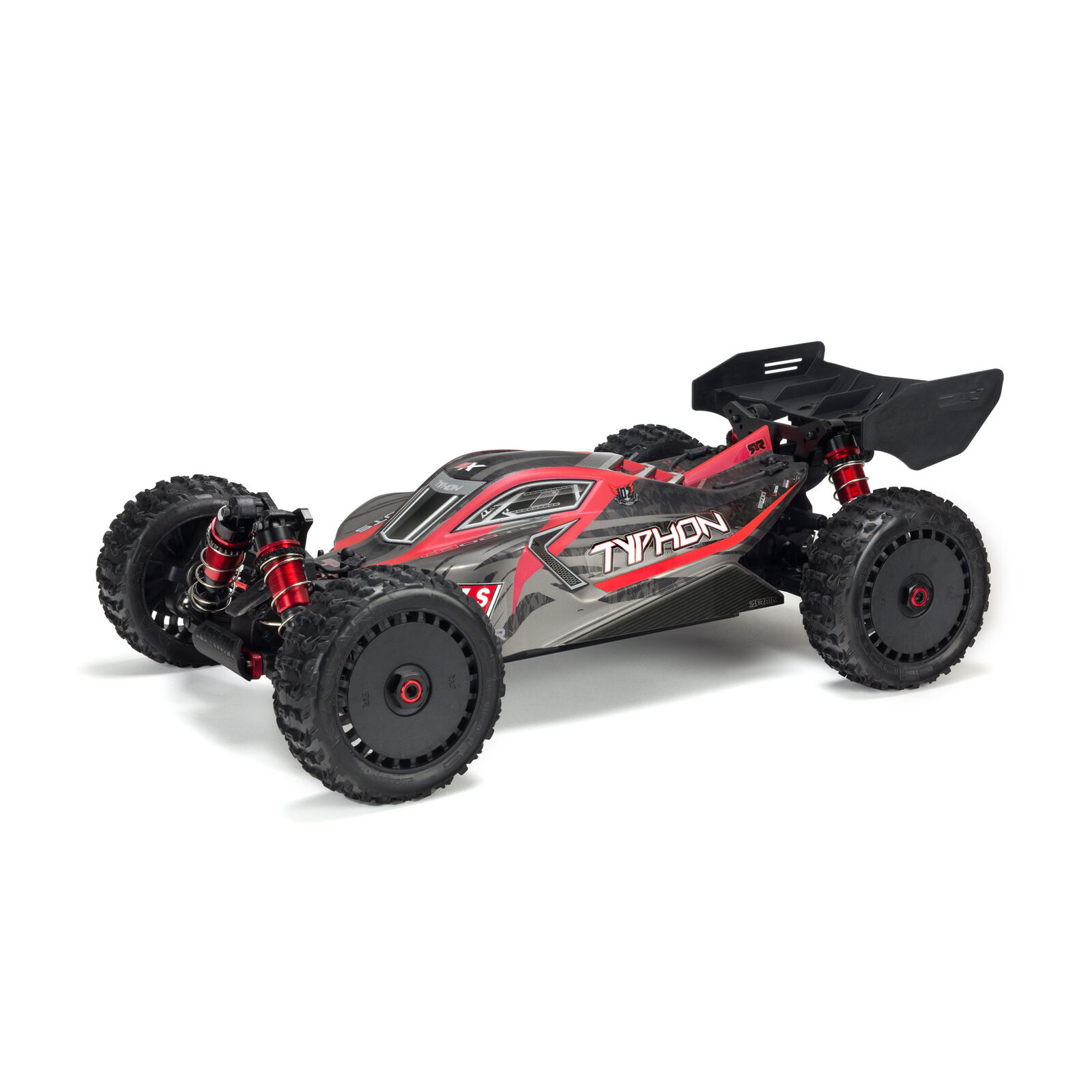 1/8 Painted Body with Decals, Black/Red: TYPHON 6S