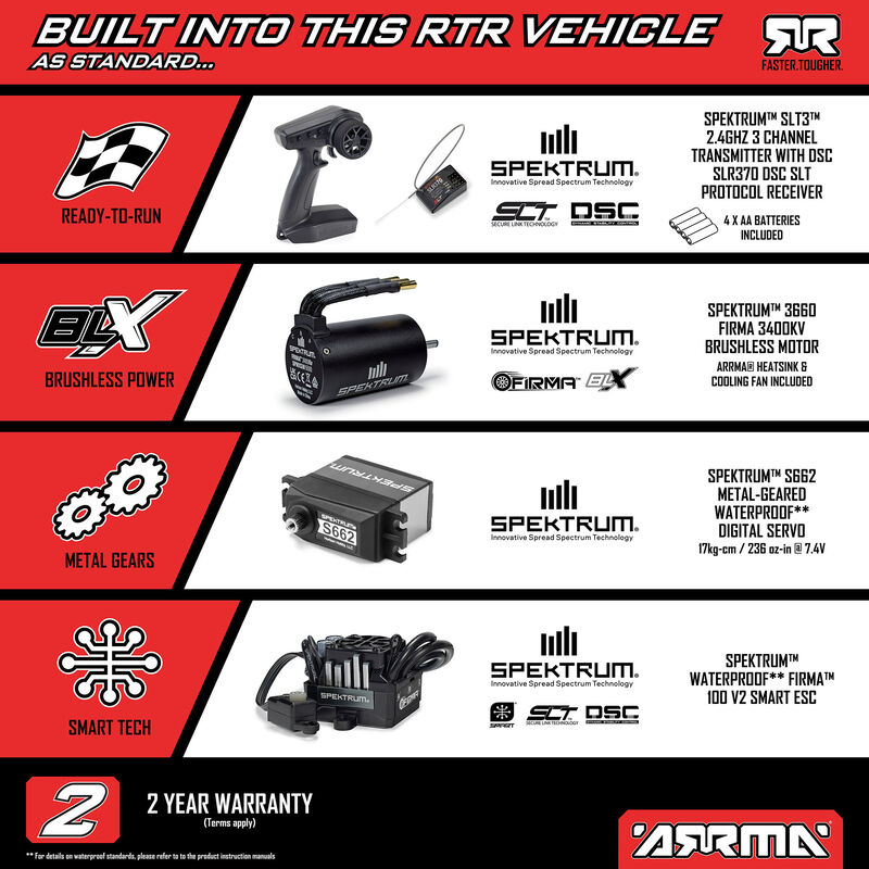 1/8 �������� 223S DSC 4X4 RTR �귯�ø��� �÷ε� ��Ʈ��Ʈ ��� Ʈ��