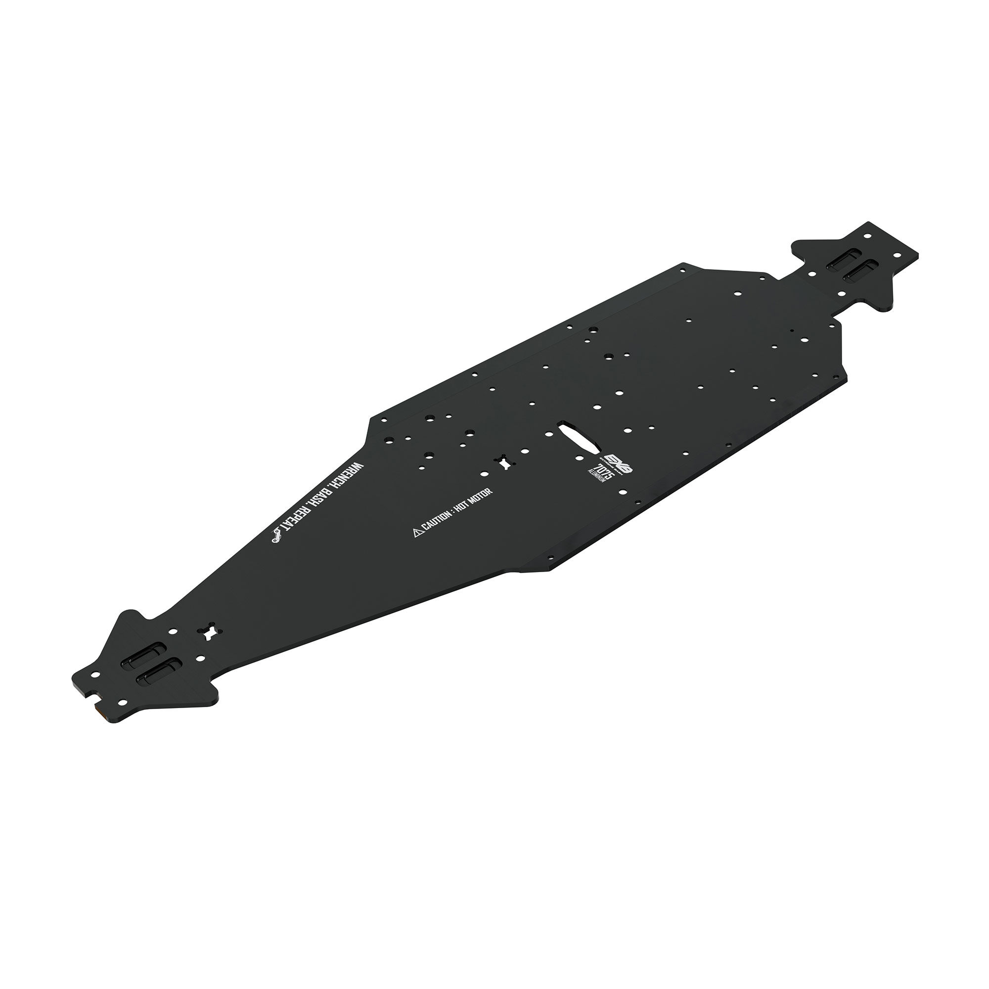 ARRMA Aluminum Chassis CNC 7075 T6 XLWB, Black (1pc) | ARRMA
