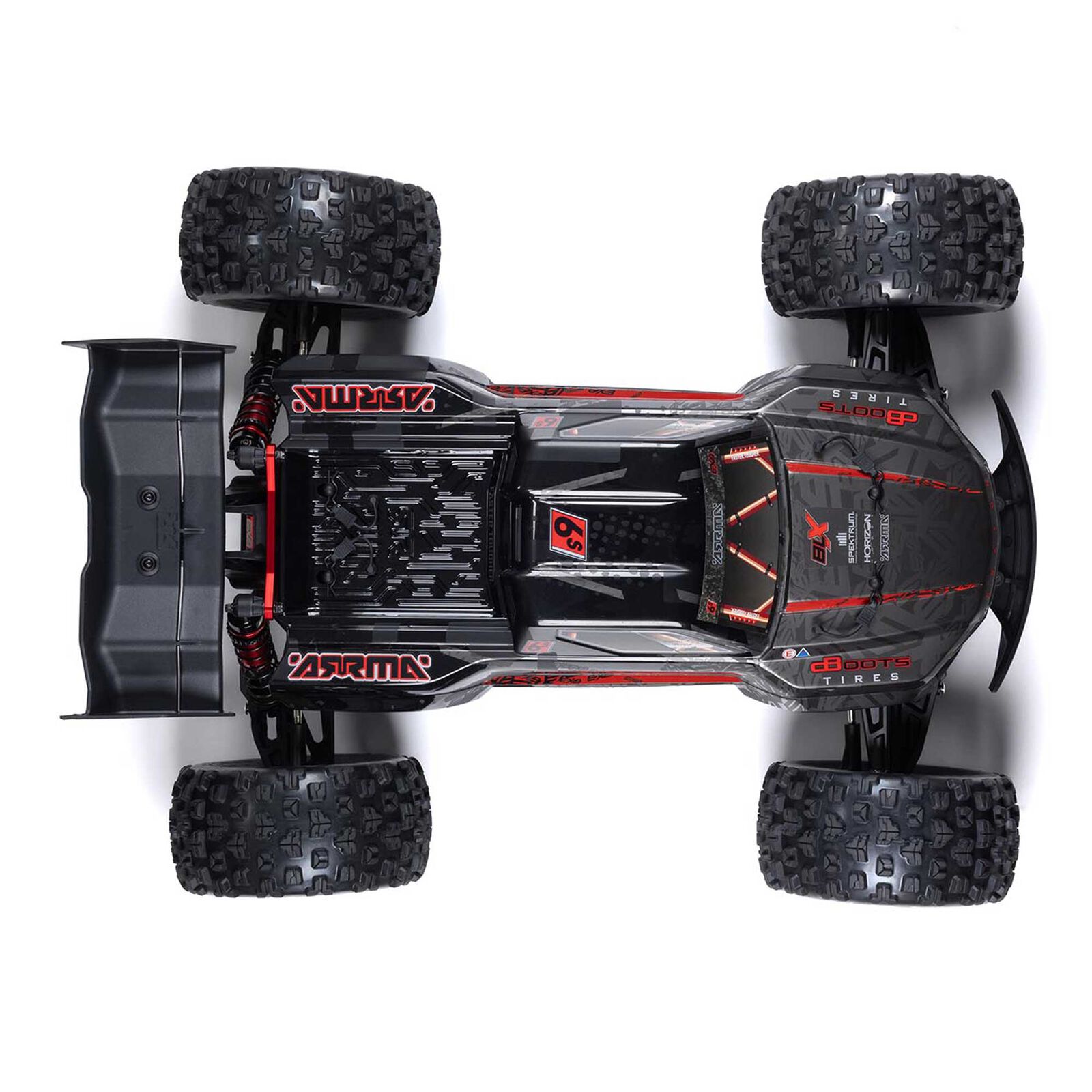 AXspeed RC Rear A-arms Kotflügel für 1/8 ARRMA KRATON 6S EXB Carbon Fiber Mud Flaps Fender Flares