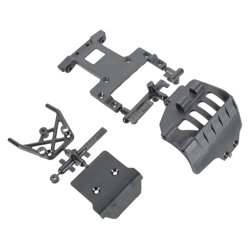 Bumper Rear Chassis Plate Set: Front