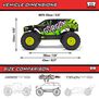 ARRMA 1/10 GORGON 2WD RTR Brushed Monster Truck (Battery & Charger Included)