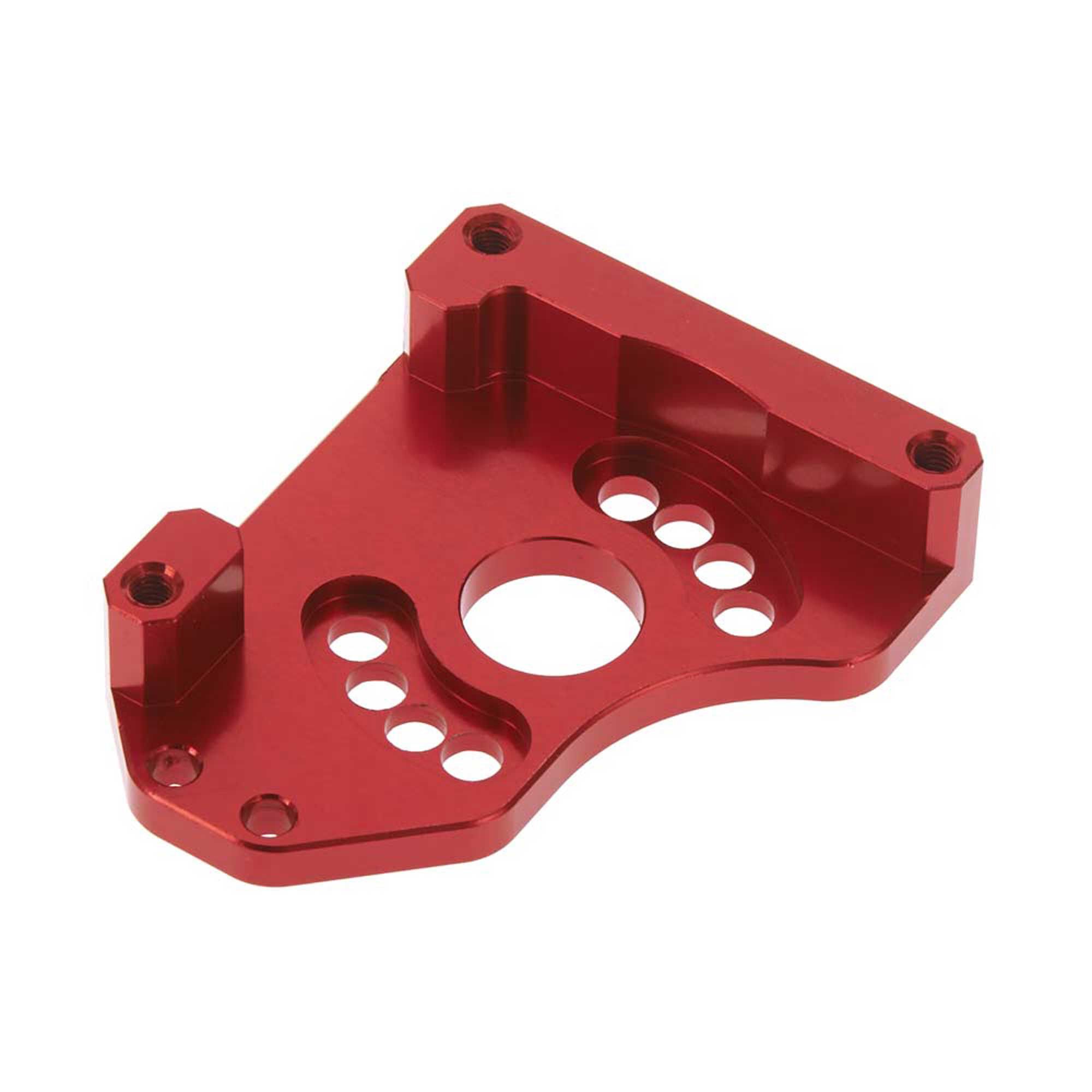 ARRMA Aluminum Motor Mount Set - Red Anodized 6mm Plate For RC Vehicles