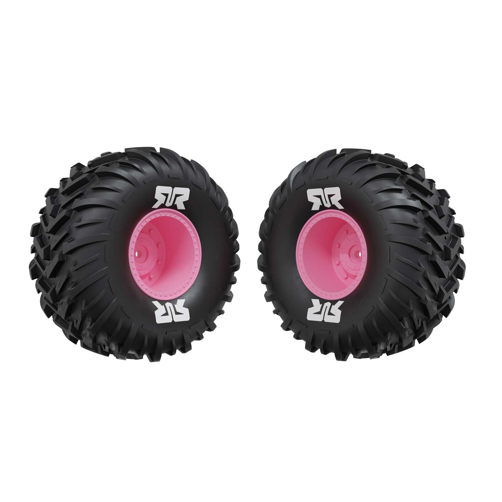 dBoots Cut Chevron MT Tire Set Glued, Pink
