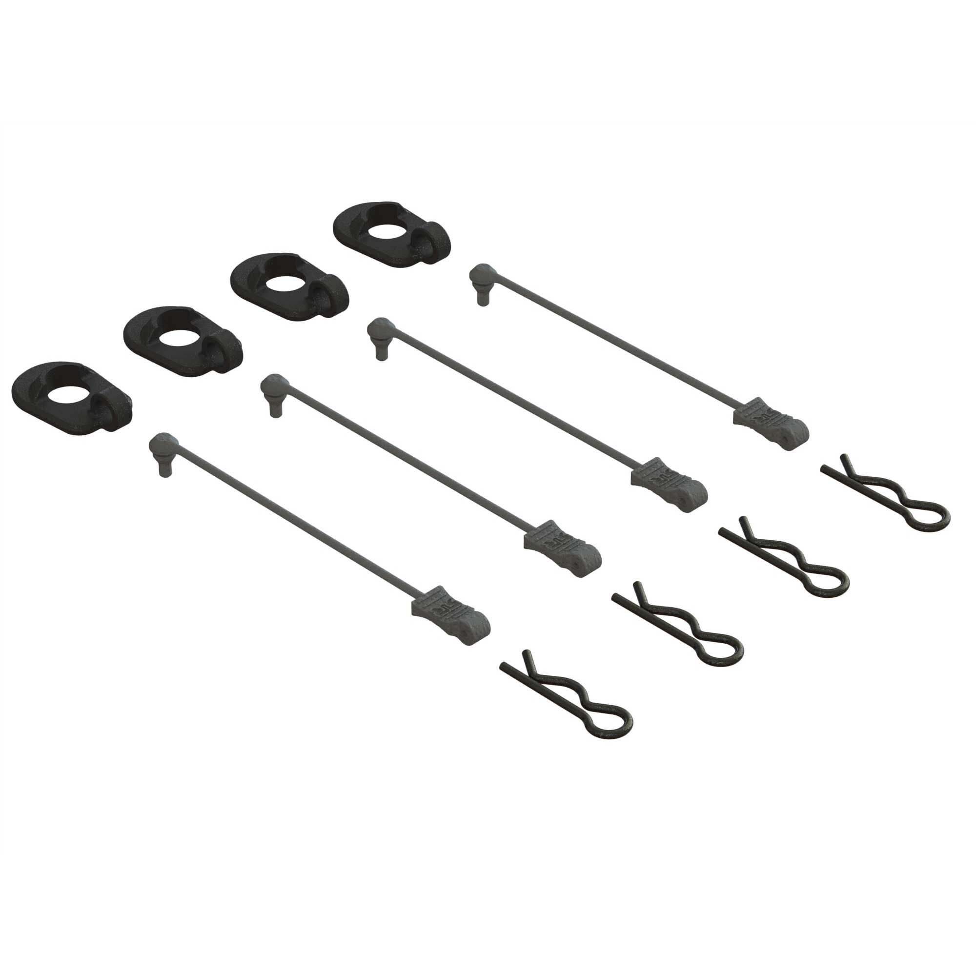 Rc body clip retainer top