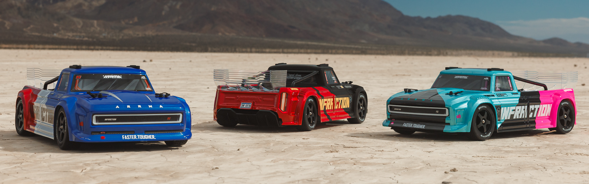 ARRMA 1/8 INFRACTION 223S DSC 4X4 Ready-to-Run Brushless All-Road Street Bash RC Truck