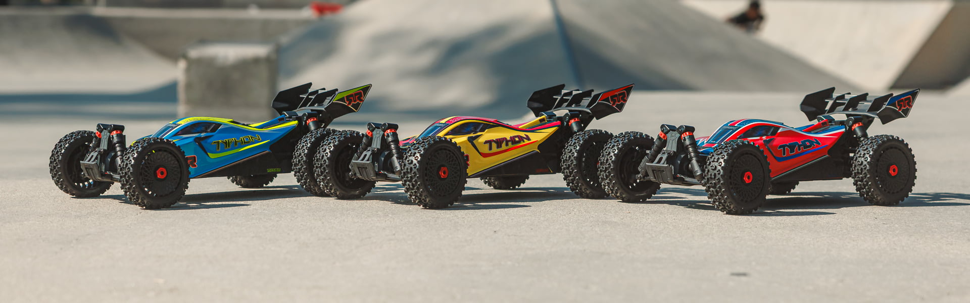 Shop the ARRMA 1/8 TYPHON MEGA 665 4X4 Ready-to-Run Brushed RC Buggy
