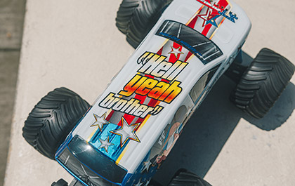 MONSTER TRUCK BODY for the ARRMA 1/16 FREEDOM FLYER GROM 4WD RTR Brushed RC Monster Truck