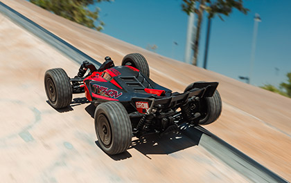 TRANSMISIÓN 4x4 ROBUSTA para el buggy RC de pequeña escala ARRMA TYPHON GROM 223S RTR