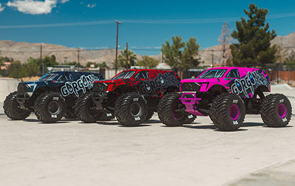 BOLD COLOR SCHEMES for the ARRMA 1/10 GORGON 223S RC Monster Truck