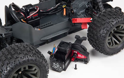 Exploded view: Arrma Granite 4X4 3S BLX 1:10 4WD RTR - Chassis