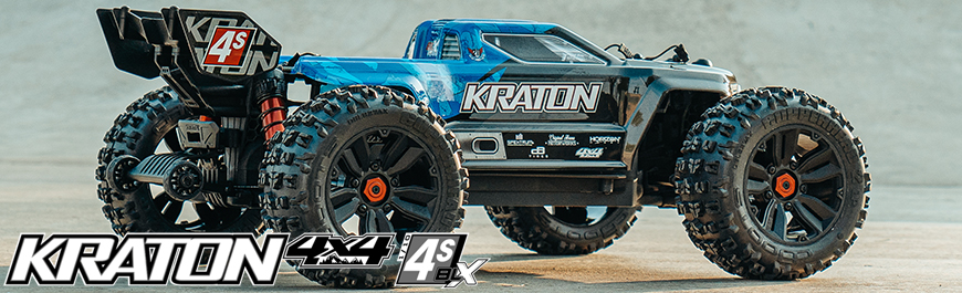 1/10 KRATON 4X4 4S V2 BLX Speed Monster Truck RTR, Blue | ARRMA