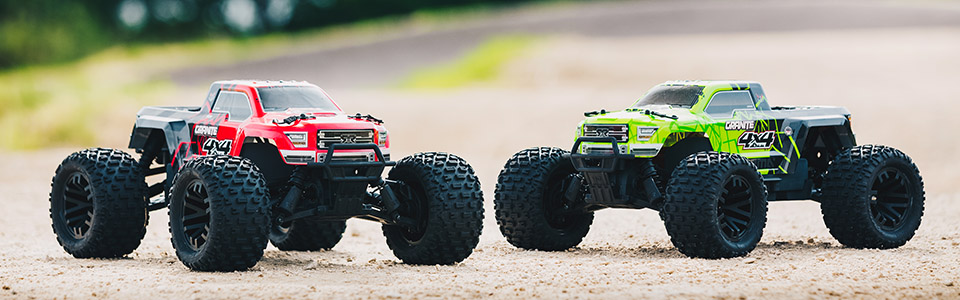 GRANITEâ„¢ 4X4 MEGA 550 Monster Truck RTR