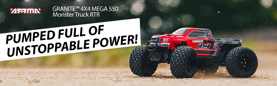 GRANITEâ„¢ 4X4 MEGA 550 Monster Truck RTR