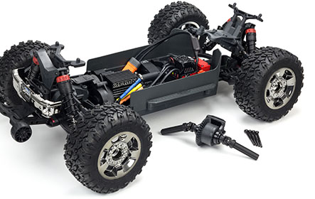 1 10 BIG ROCK 3S 4X4 RTR Brushless Monster Truck Blue Horizon Hobby