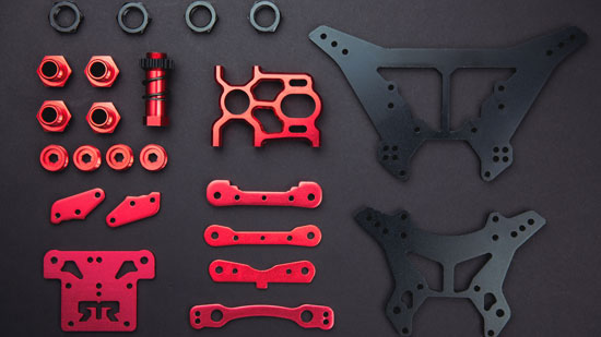 ARRMA 1/8 OUTCAST 6S BLX Brushless 4WD RTR - Aluminum Parts ARRMA 1/8 OUTCAST 6S BLX Brushless 4WD RTR - Aluminum Parts