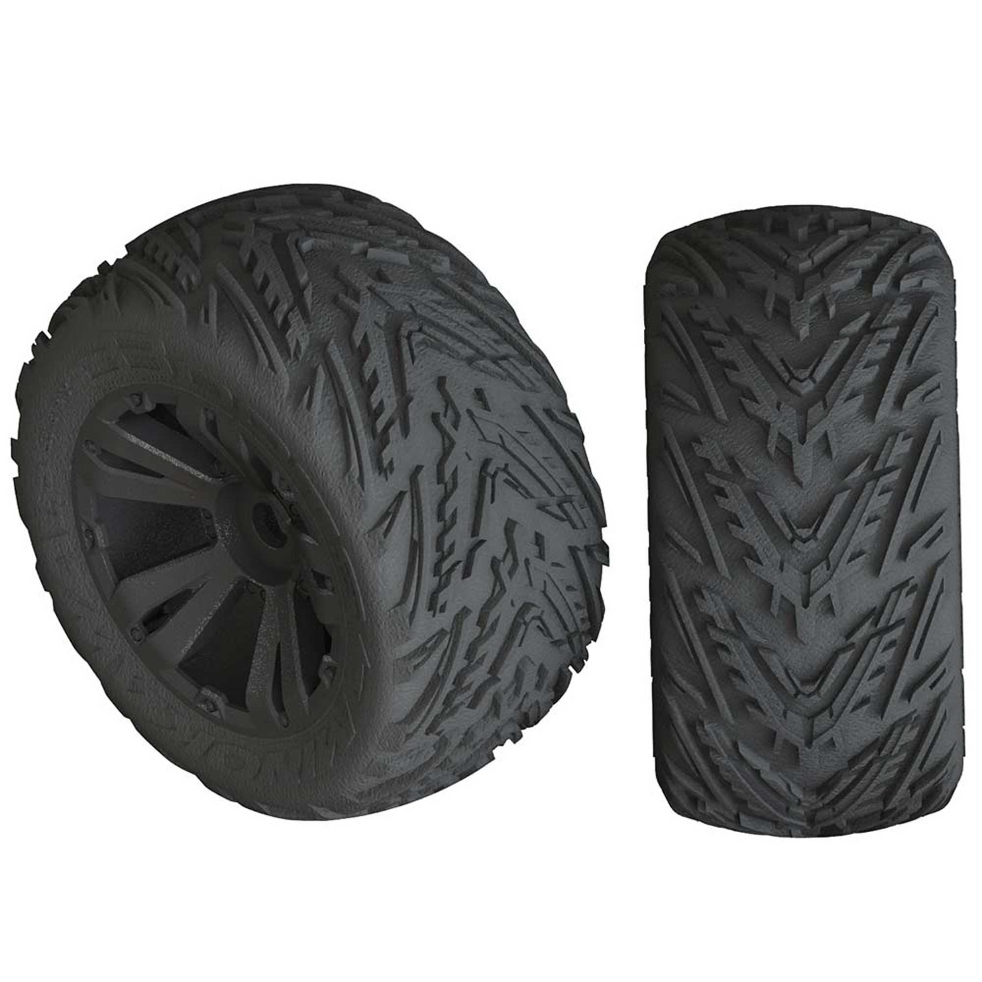 ARRMA DBoots Minokawa LP 3.8" Tires & Inserts - 1/10 Scale Off-Road RC Tires (2 Pack)