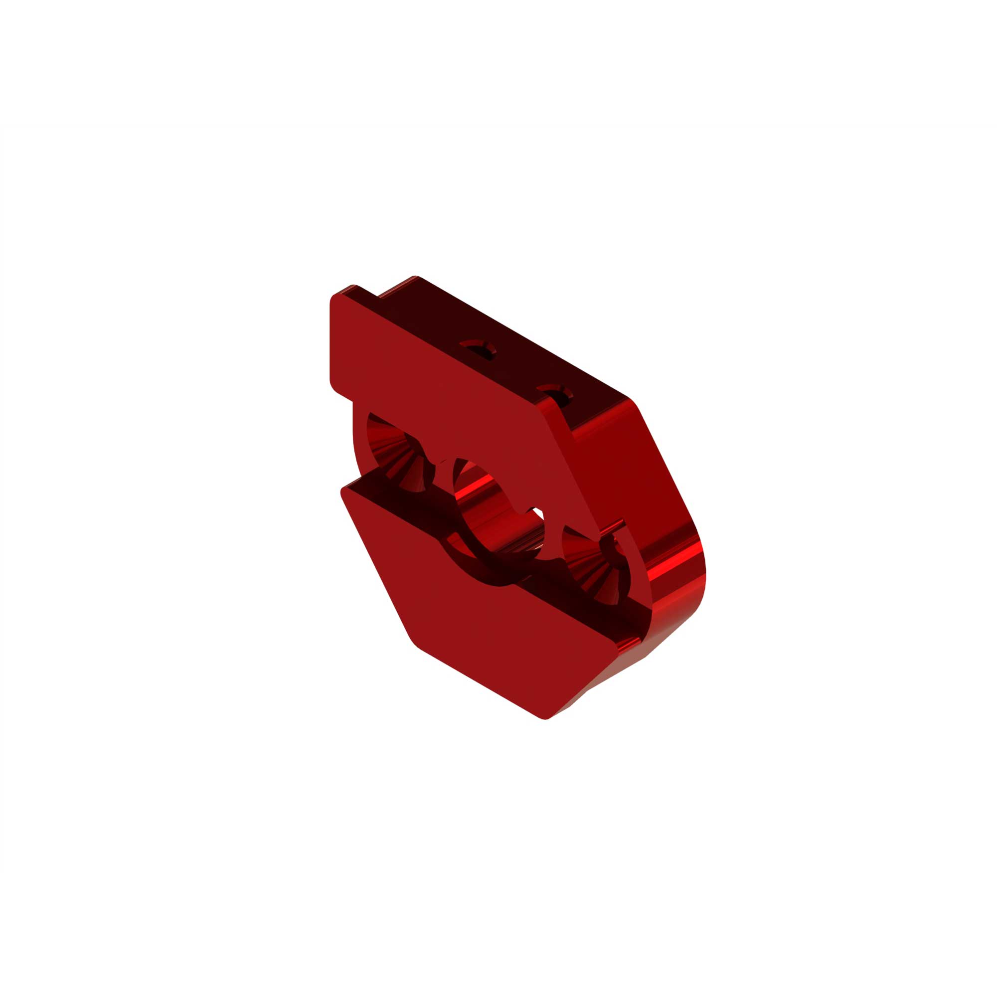 ARRMA ARA320664 Slitta Supporto Motore in Alluminio Rosso LIMITLESS