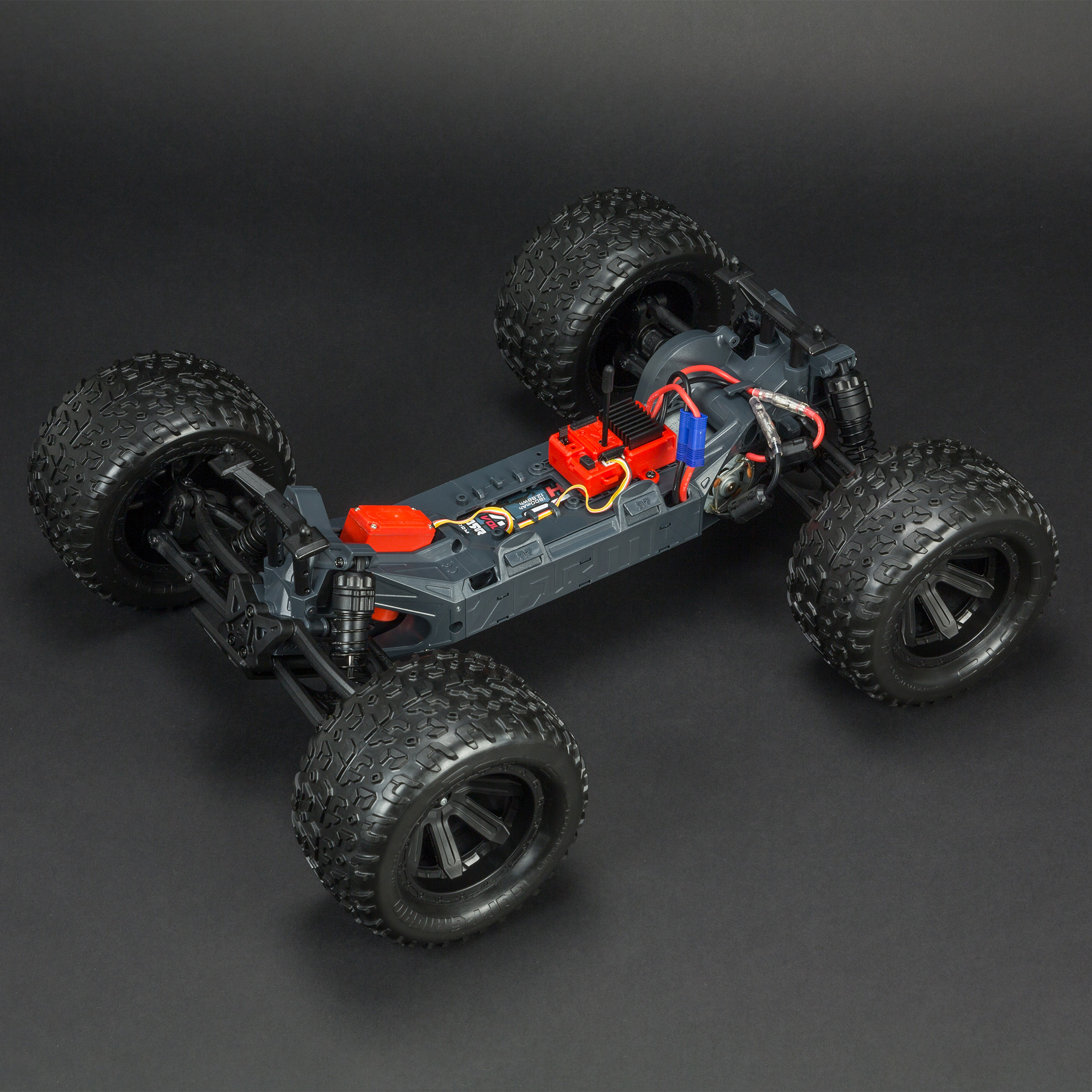 1/10 GRANITE VOLTAGE 2WD Brushed Mega Monster Truck RTR, Blue/Black