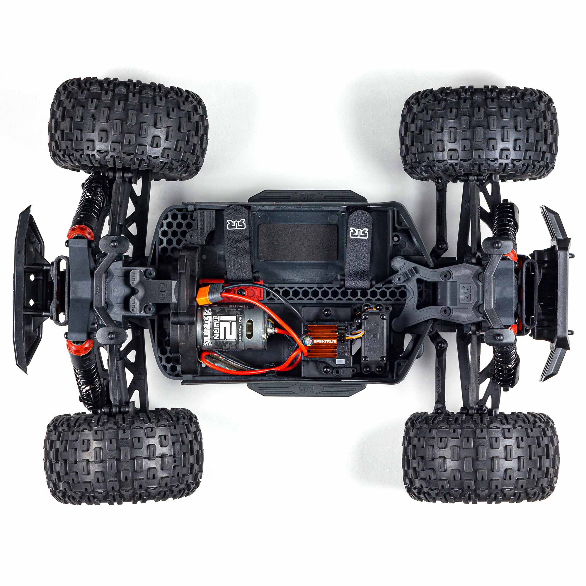 1/10 GRANITE BOOST 2WD RTR Brushed Monster Truck, Orange/Black
