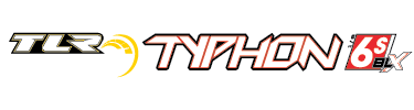1/8 TYPHON 6S TLR Tuned 4X4 RTR Brushless Buggy, Red/Blue