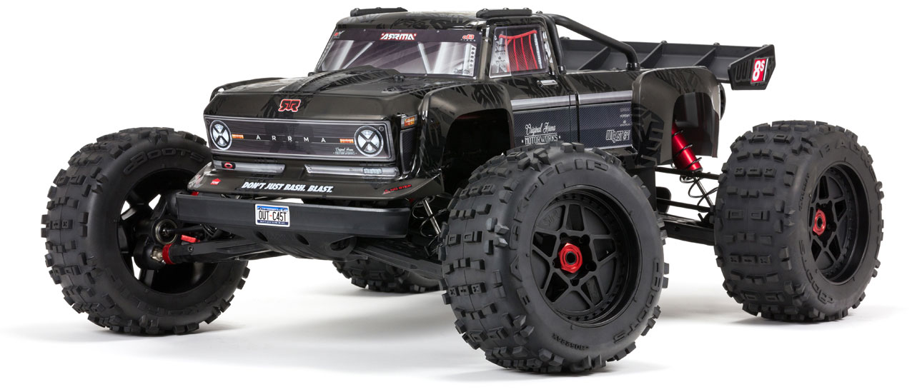 PACK SUPREMO ARA5810V2T1ARRMA 1/5 OUTCAST 4X4 8S BLX EXB CAMION