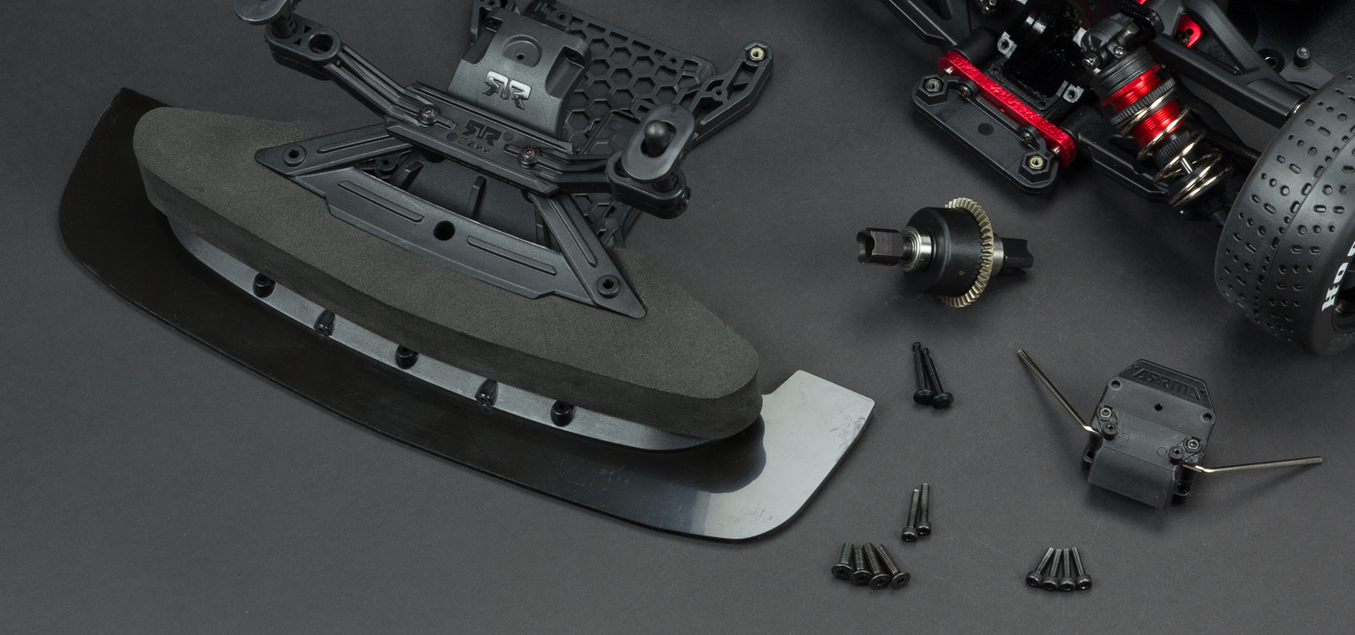 ARRMA Frontsplitter - Robuster Frontspoiler Für RC-Modellfahrzeuge